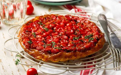 Tarta Tatín con tomates